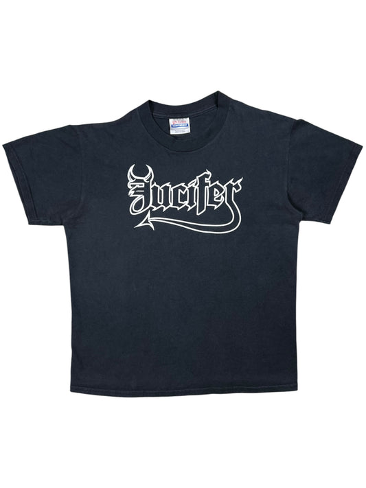 Vintage Y2K Hanes Lucifer youth women’s tee (S/M)