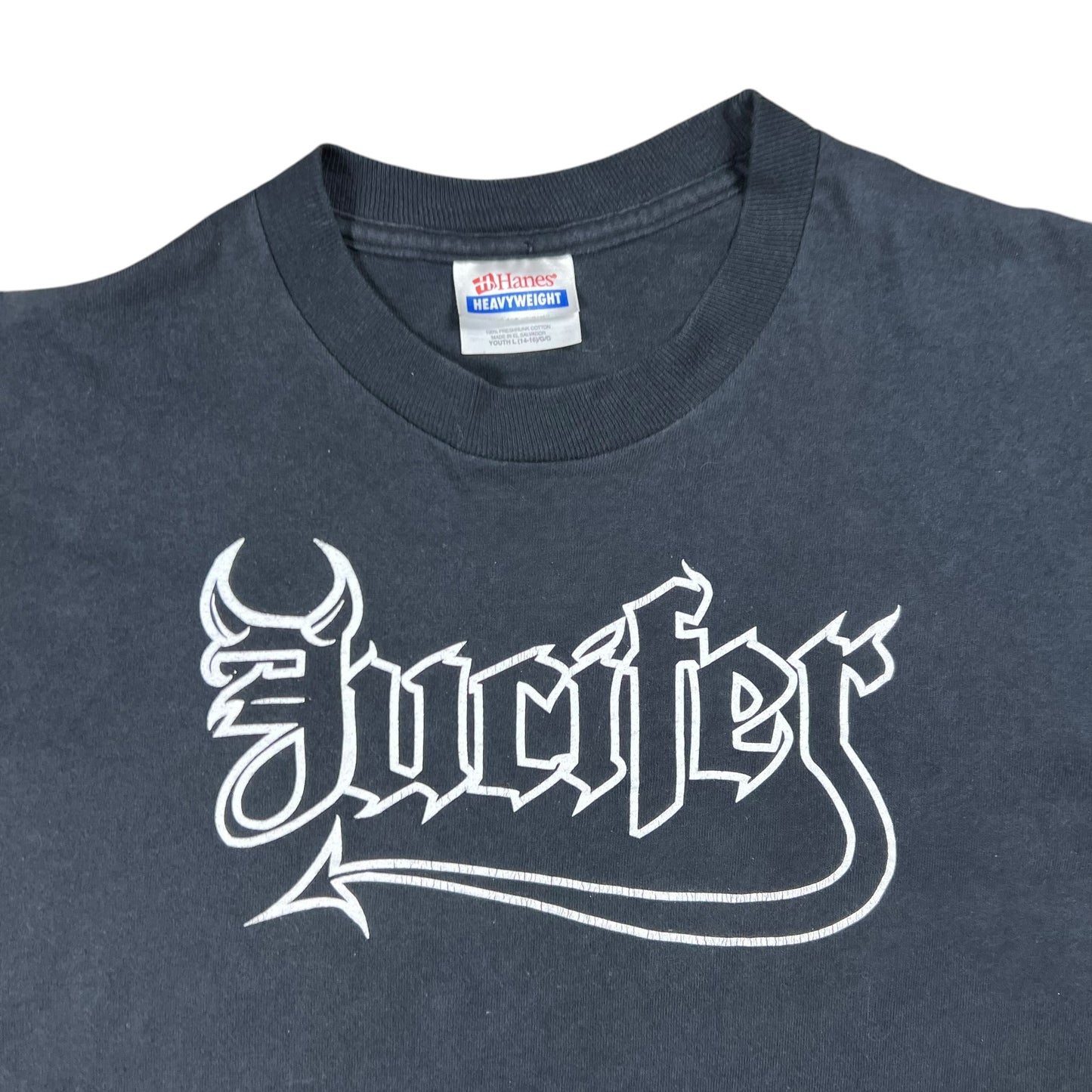 Vintage Y2K Hanes Lucifer youth women’s tee (S/M)