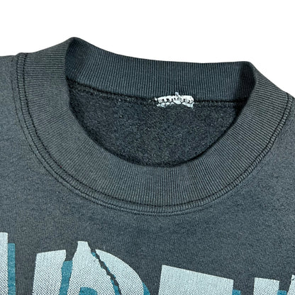 Vintage 1996 Philadelphia Eagles helmet spell out faded crewneck (XL)