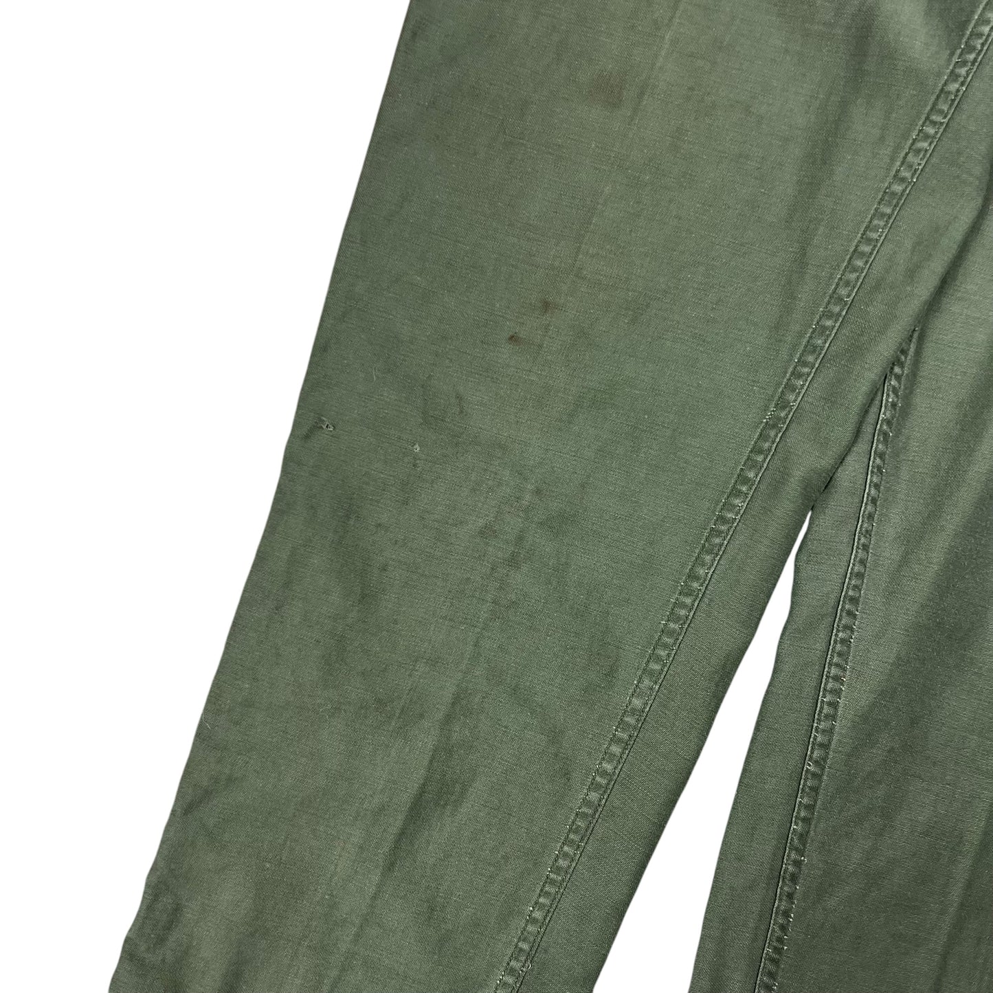 Vintage 1970s OG-107 military cotton sateen Vietnam era pants (32x31)