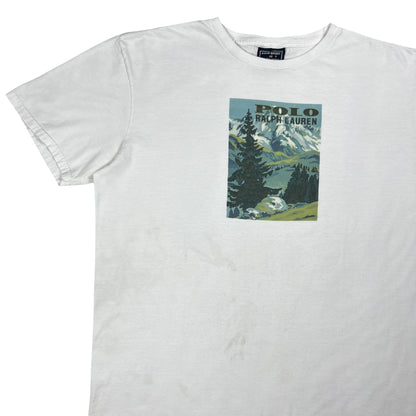 Vintage 90s Polo Sport Ralph Lauren mountains tee (XL)