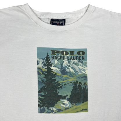 Vintage 90s Polo Sport Ralph Lauren mountains tee (XL)