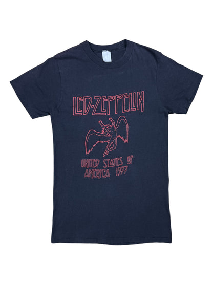 Vintage 1977 Led Zeppelin United States of America tour band tee (S)