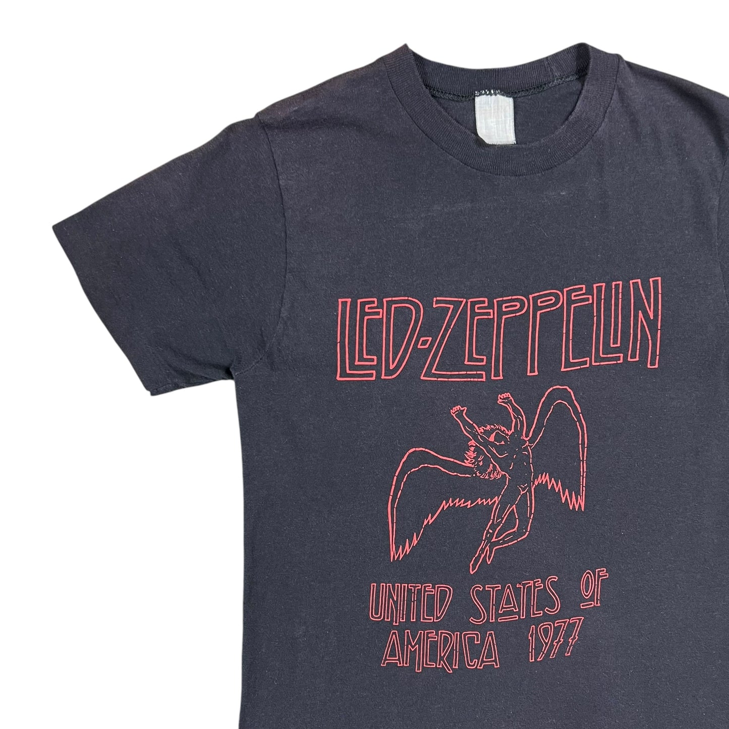 Vintage 1977 Led Zeppelin United States of America tour band tee (S)