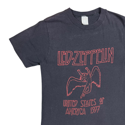 Vintage 1977 Led Zeppelin United States of America tour band tee (S)