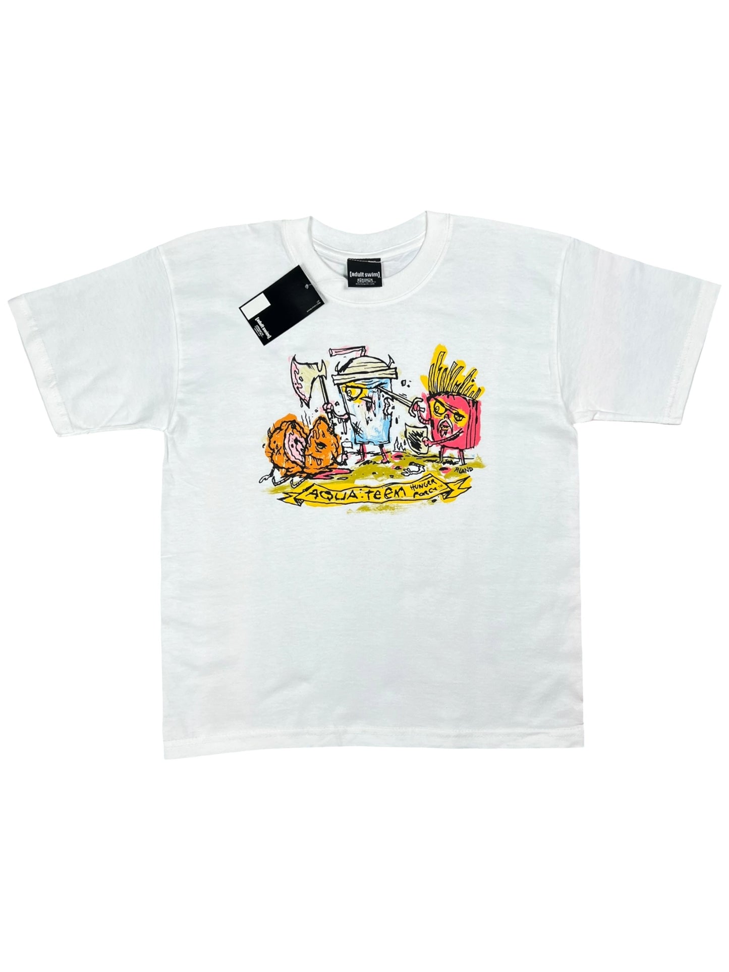 Vintage Y2K Cartoon Network Aqua teen Hunger Force tee (S) DS NWT