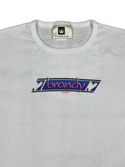Vintage 1999 Winterland Brandy baby style white femme tee (L)