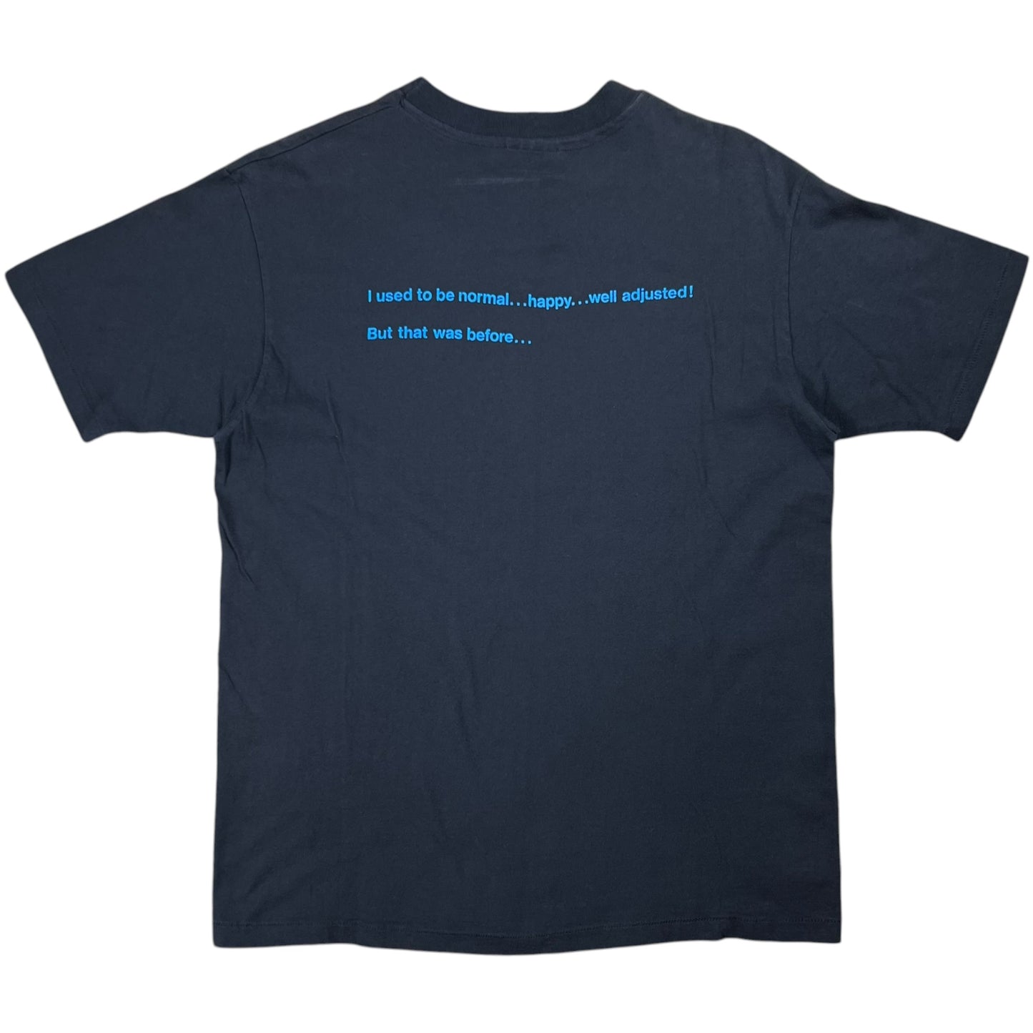 Vintage 90s The Job That Ate My Brain anti work faded tee (L)