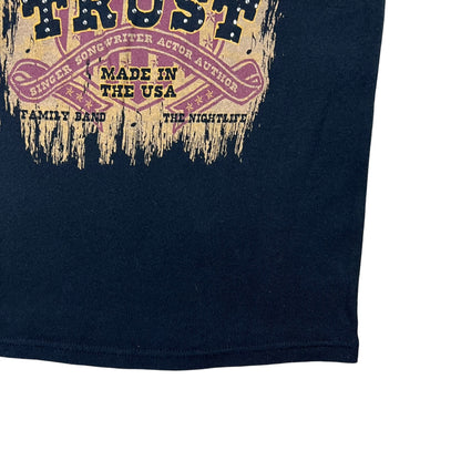 Y2K Willie Nelson In Willie We Trust femme band tee (M)