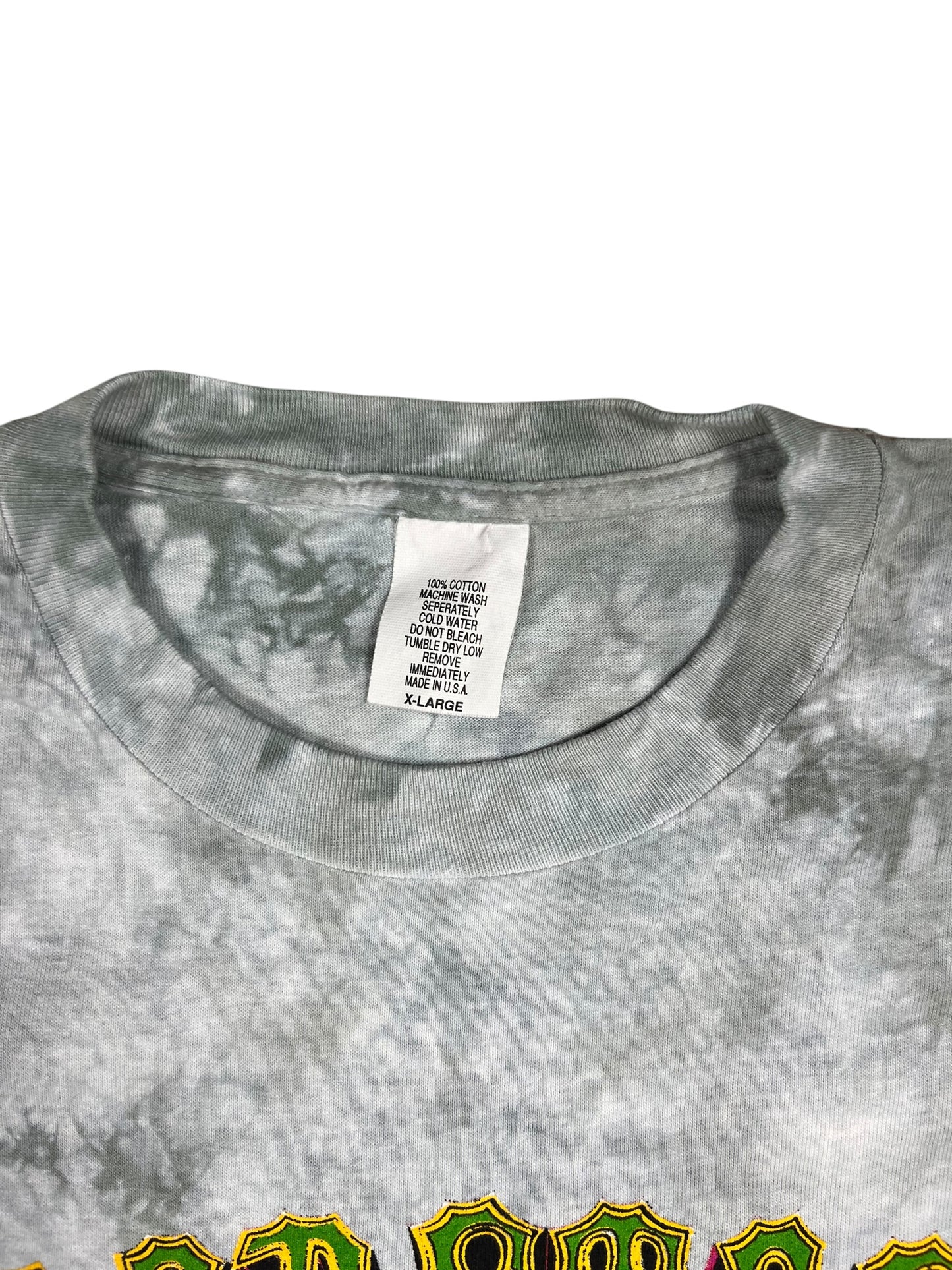 Vintage 2002 Woodstock 1969 ticket stub concert tie dye tee (XL)