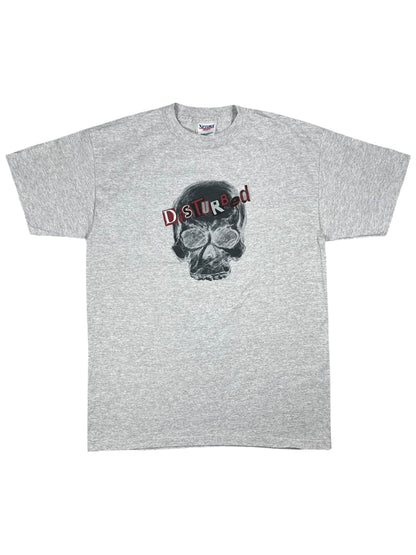 Vintage Y2K Disturbed skull band tee (L)