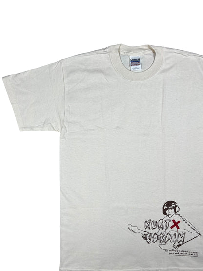 Vintage 2005 Kurt Cobain Nirvana punk rock means freedom band tee (M)