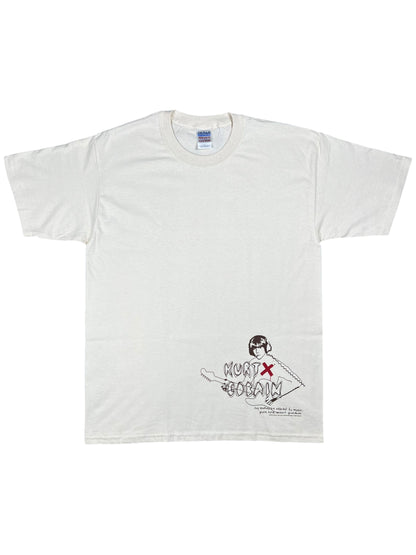 Vintage 2005 Kurt Cobain Nirvana punk rock means freedom band tee (L)
