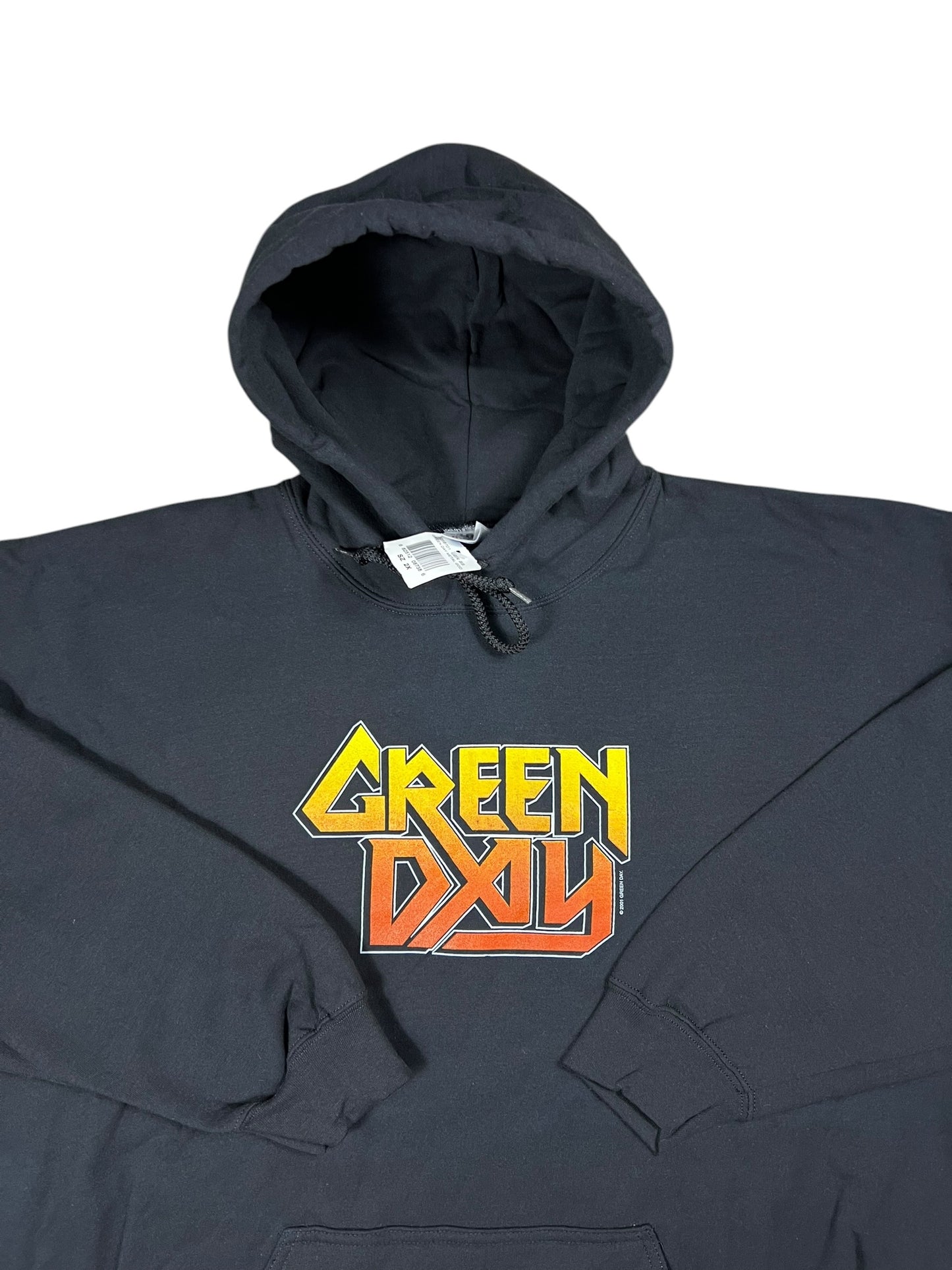Vintage 2001 Green Day Metal God band hoodie (XXL) DS NWT