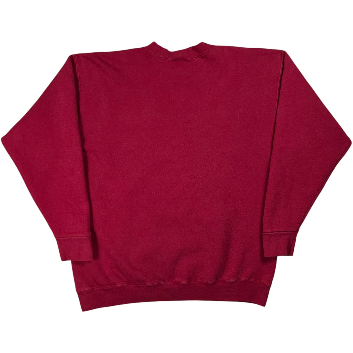Vintage 90s Nike big swoosh tonal wine crewneck (M)