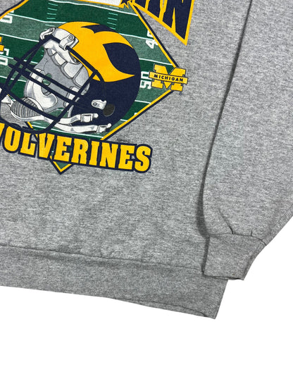 Vintage 90s University of Michigan Wolverines football crewneck (L)
