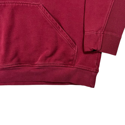 Vintage Y2K Nike box logo wine hoodie (XXL)