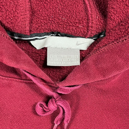 Vintage Y2K Nike box logo wine hoodie (XXL)