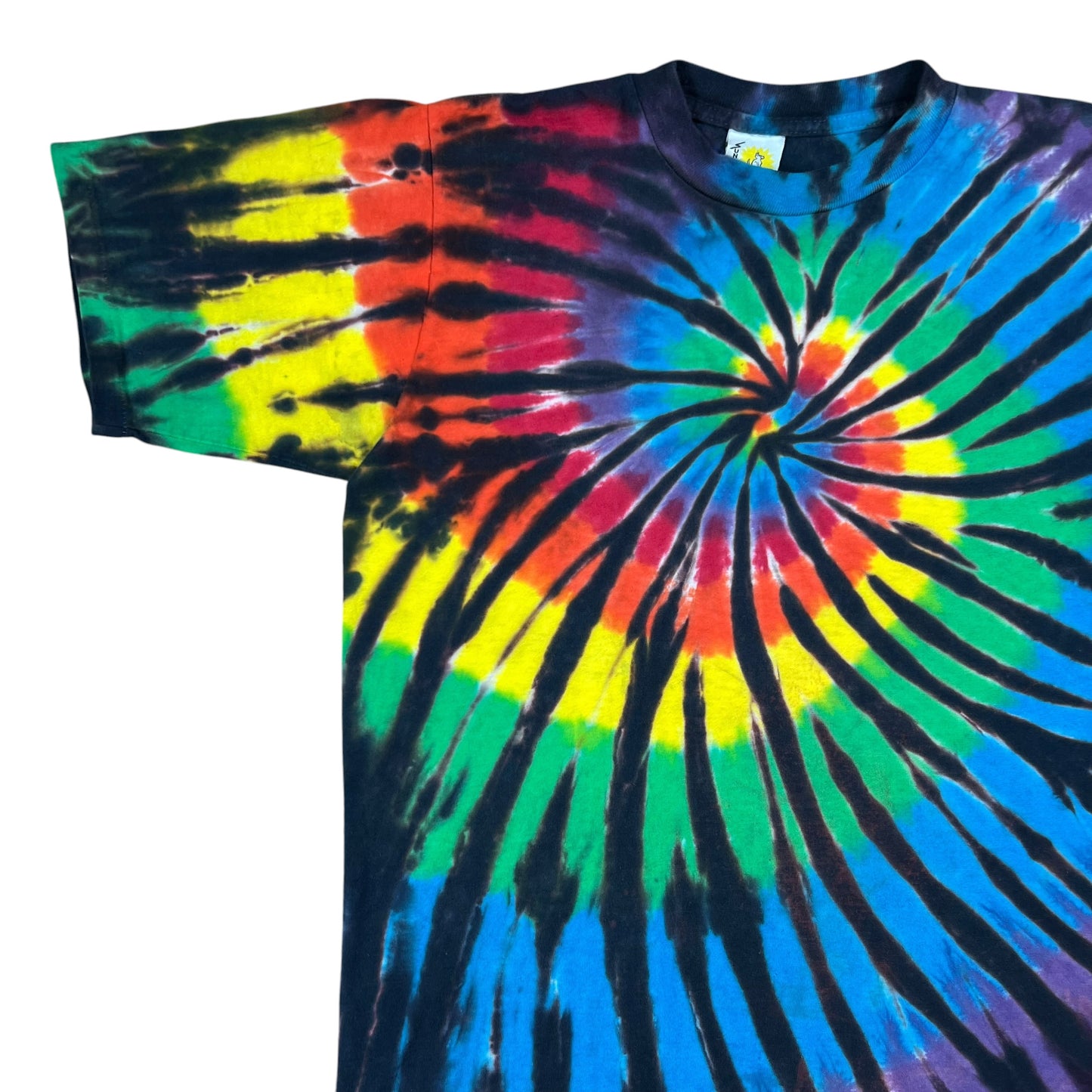 Vintage 90s Sun Dog tie dye single stitch tee (M)