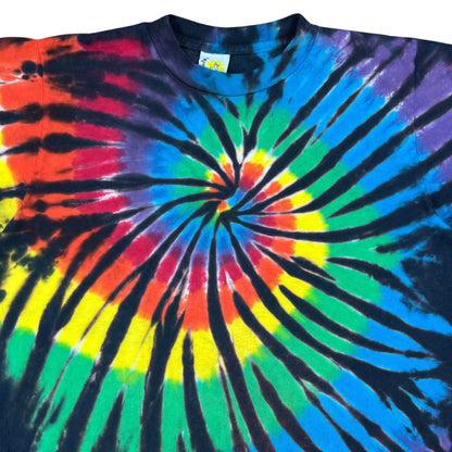 Vintage 90s Sun Dog tie dye single stitch tee (M)
