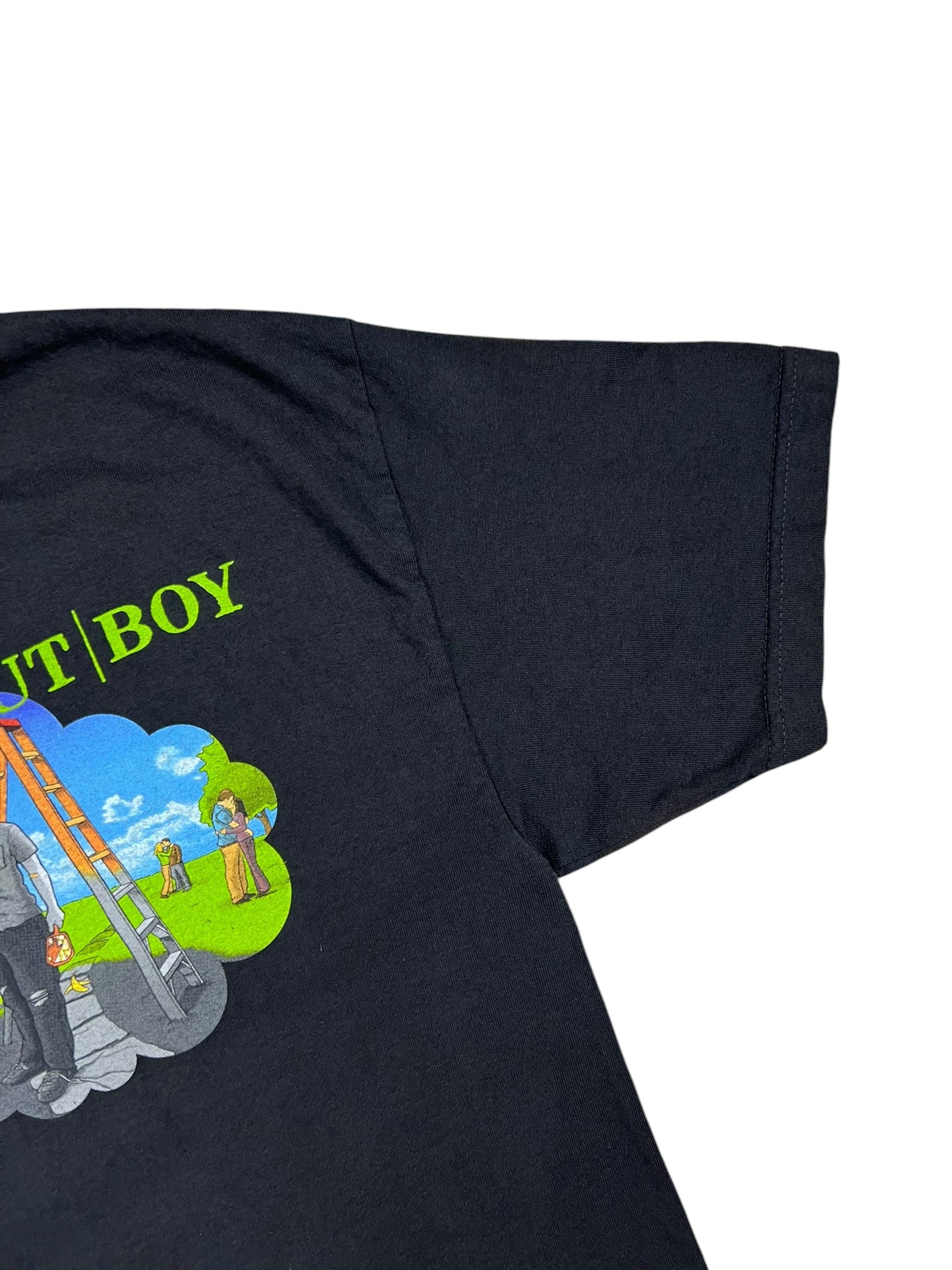 Vintage Y2K Fall Out Boy Black Clouds & Underage Tour band tee (M)
