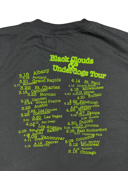 Vintage Y2K Fall Out Boy Black Clouds & Underage Tour band tee (M)