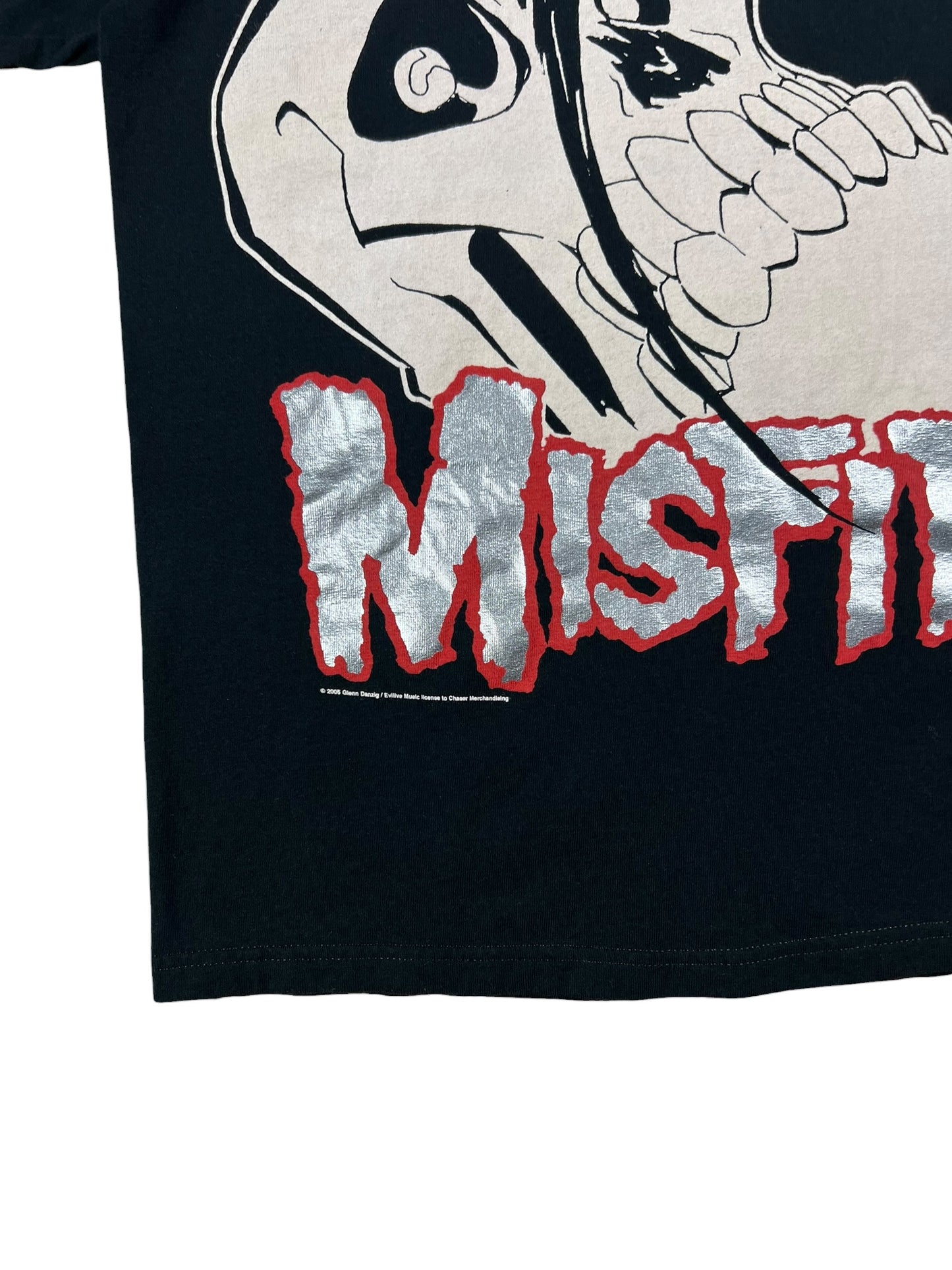 Vintage 2005 Misfits skull fiend club tour band tee (S)