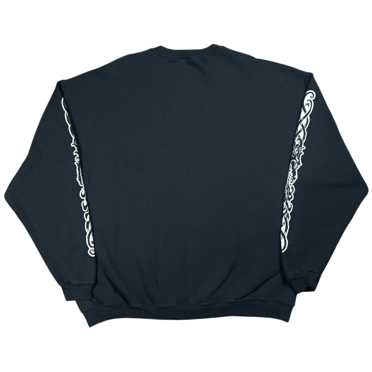 Vintage Y2K Hells Angels outlaw motorcycle club Long Island NY sleeve print biker crewneck (XL)