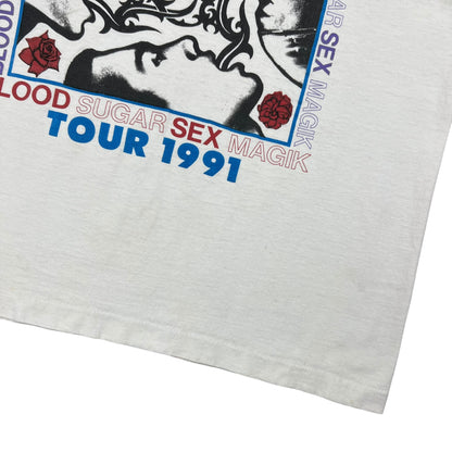 Vintage 1991 Red Hot Chili Peppers Blood Sugar Sex Magik band lot tee (L)