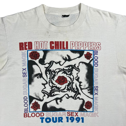 Vintage 1991 Red Hot Chili Peppers Blood Sugar Sex Magik band lot tee (L)