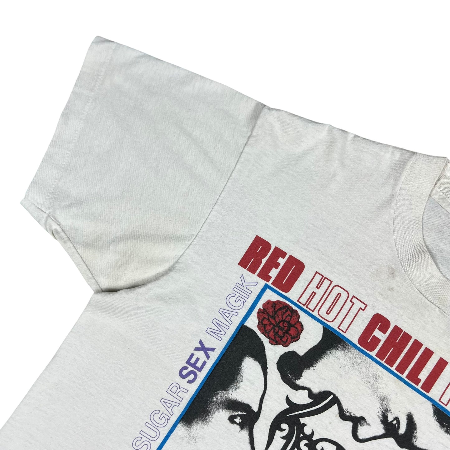 Vintage 1991 Red Hot Chili Peppers Blood Sugar Sex Magik band lot tee (L)
