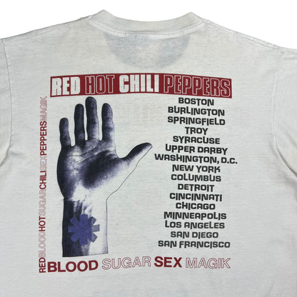 Vintage 1991 Red Hot Chili Peppers Blood Sugar Sex Magik band lot tee (L)