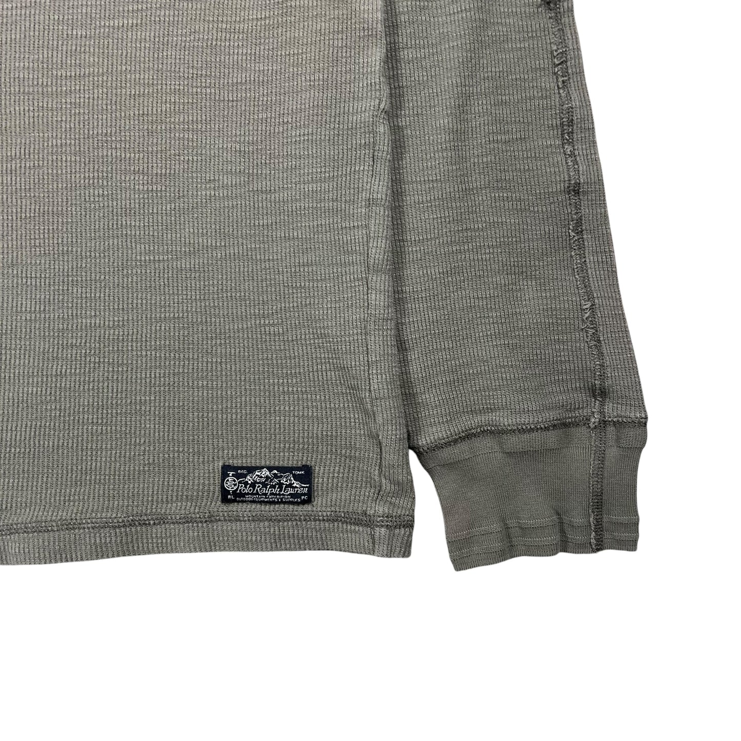Vintage Y2K Polo Ralph Lauren 100% cotton thermal long sleeve shirt (L/XL)