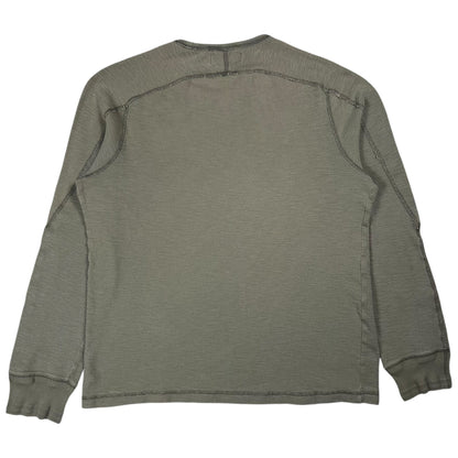 Vintage Y2K Polo Ralph Lauren 100% cotton thermal long sleeve shirt (L/XL)