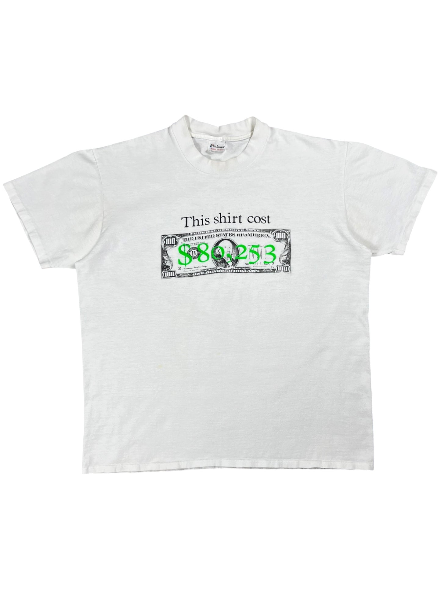 Vintage 1990 Brown University This shirt cost $80,253 ivy league tee (L)