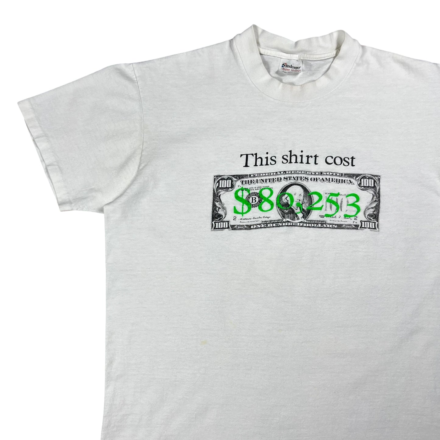 Vintage 1990 Brown University This shirt cost $80,253 ivy league tee (L)