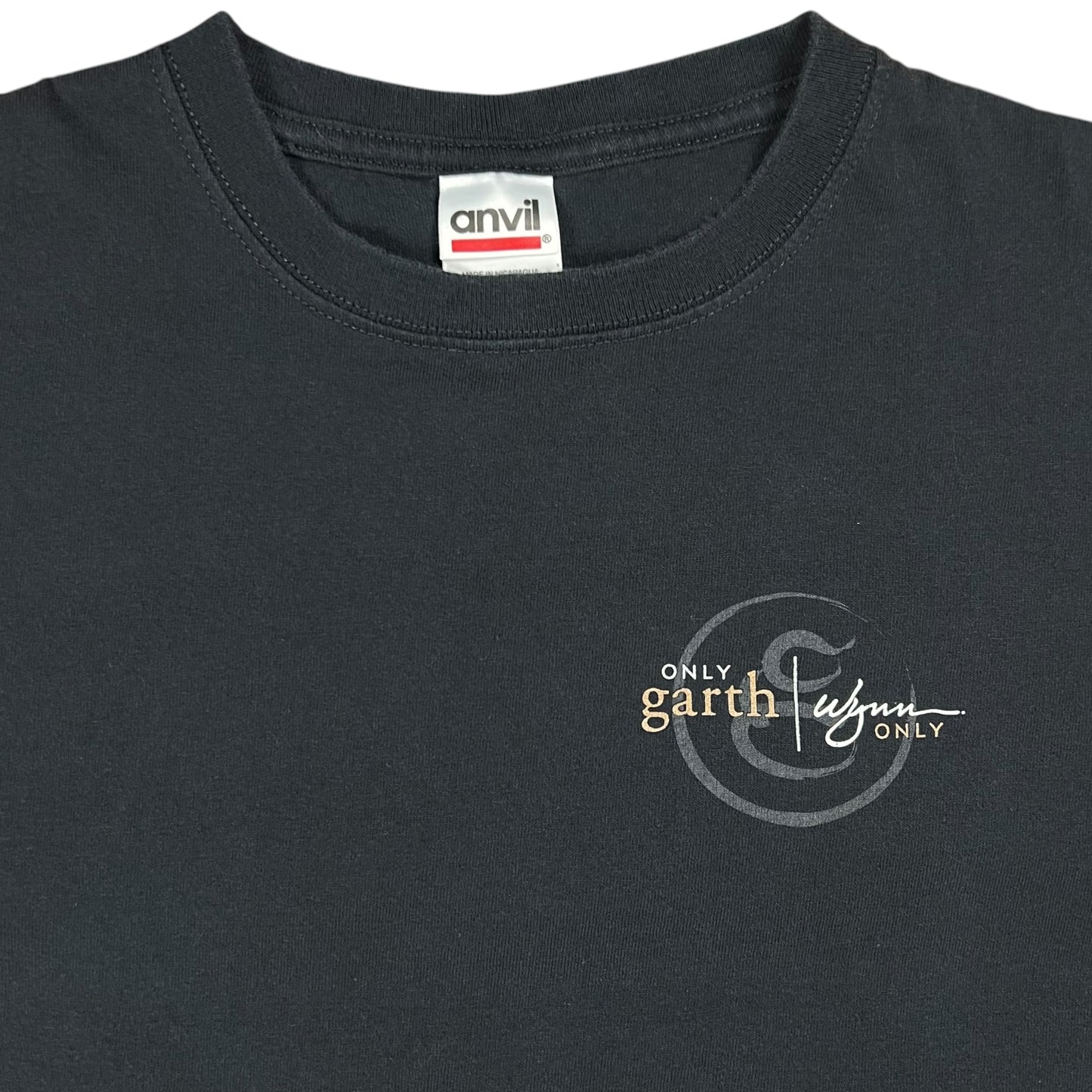 Vintage Y2K Only Garth Vegas Wynn Garth Brooks country music tee (S)