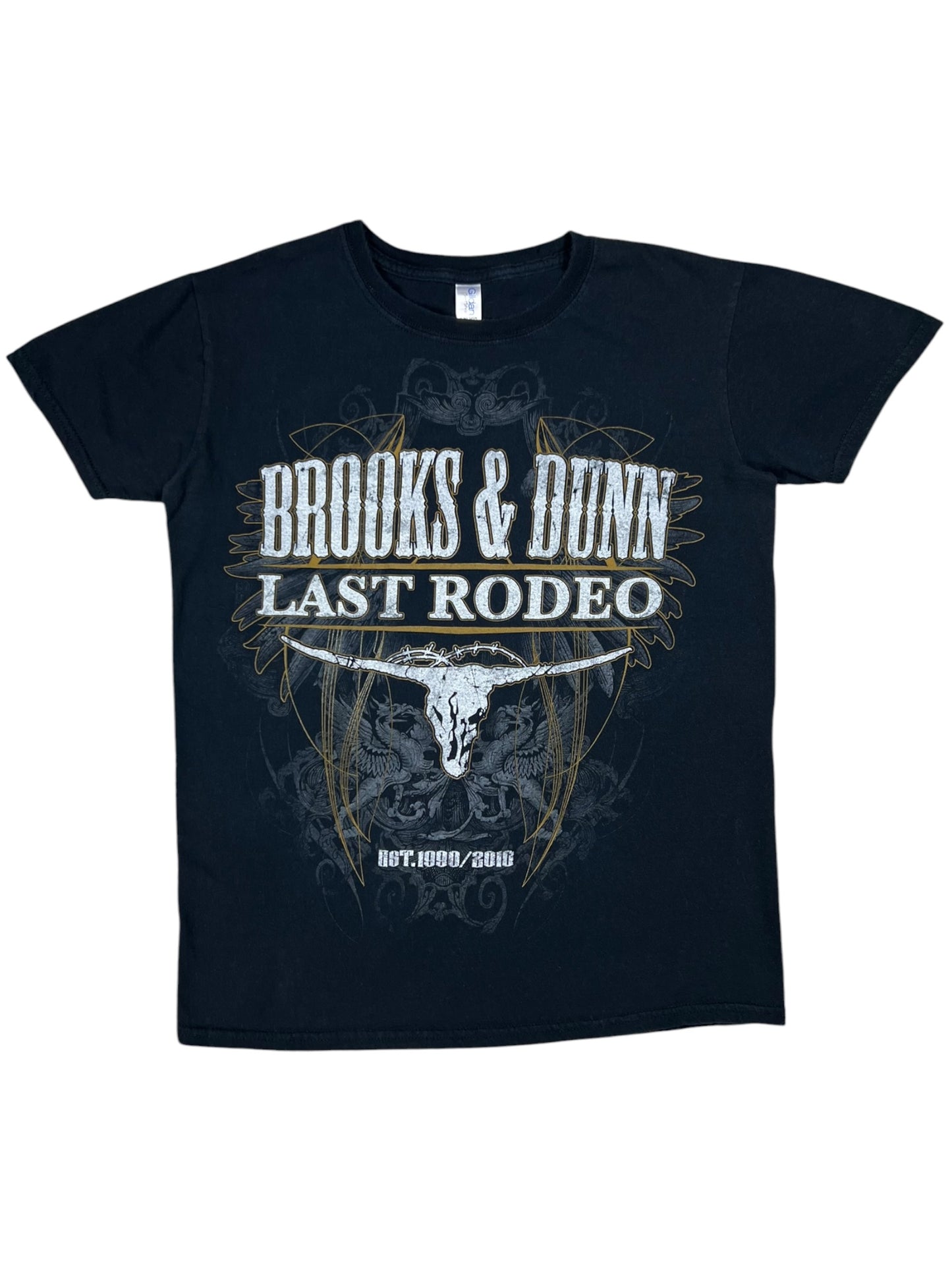 2010 Brooks & Dunn Last Rodeo femme country music tee (S)
