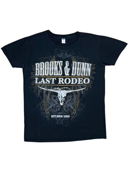 2010 Brooks & Dunn Last Rodeo femme country music tee (S)