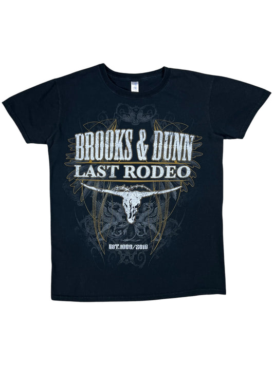 2010 Brooks & Dunn Last Rodeo femme country music tee (S)