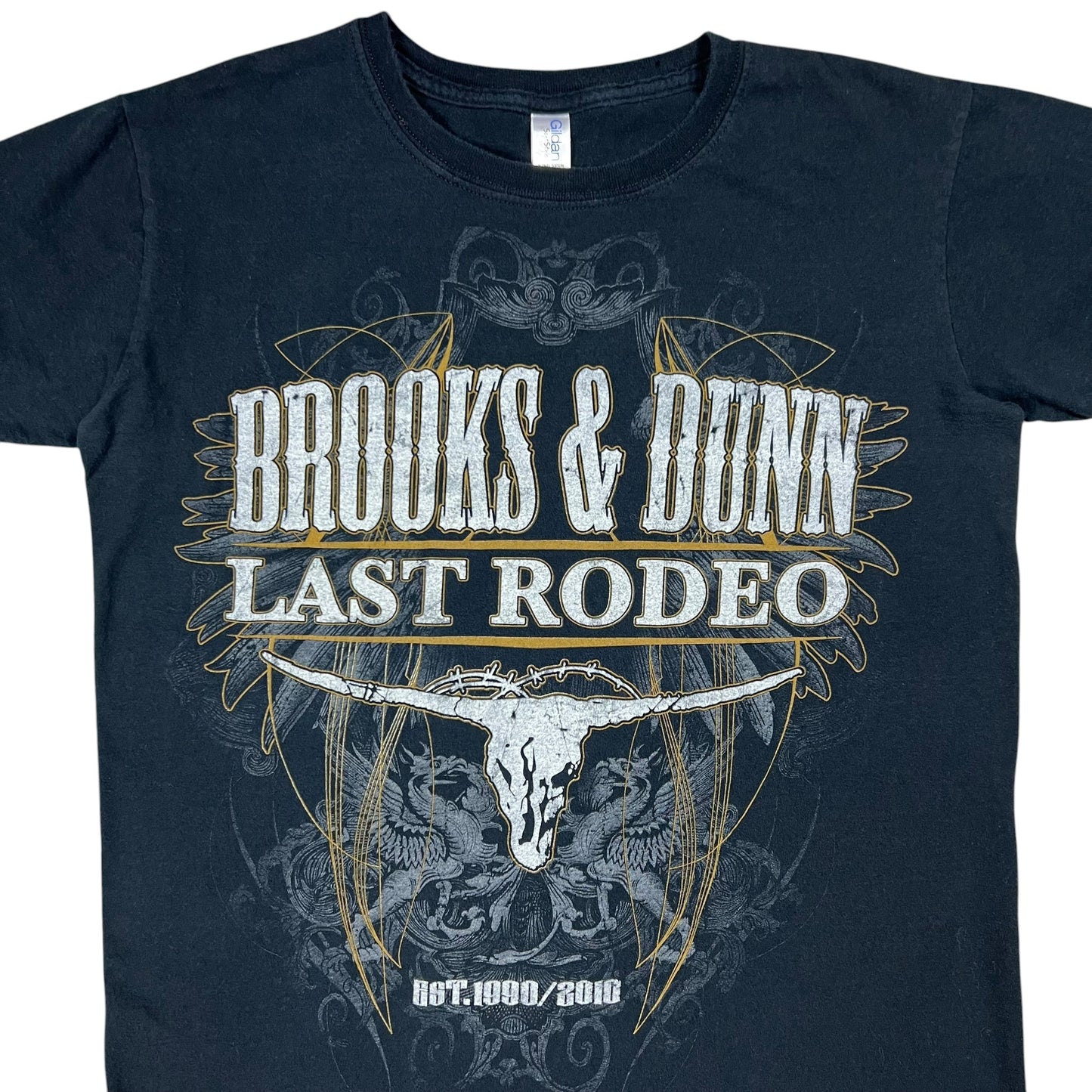2010 Brooks & Dunn Last Rodeo femme country music tee (S)