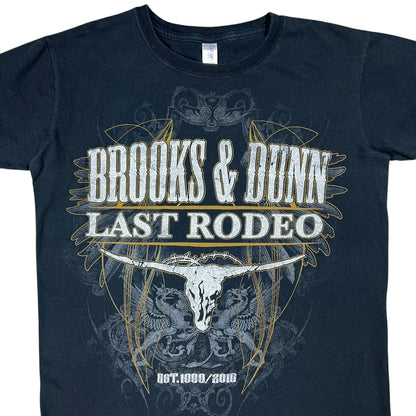 2010 Brooks & Dunn Last Rodeo femme country music tee (S)