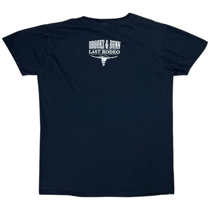 2010 Brooks & Dunn Last Rodeo femme country music tee (S)