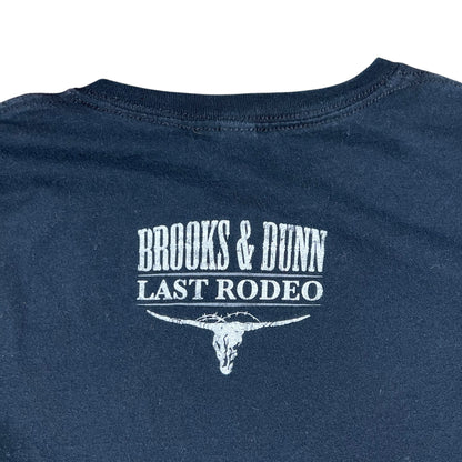 2010 Brooks & Dunn Last Rodeo femme country music tee (S)