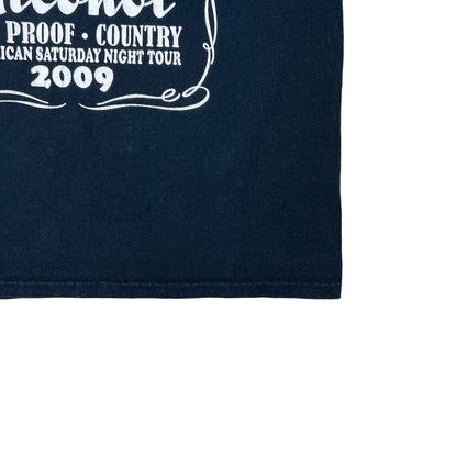 2009 Brad Paisley Alcohol Time Well Wasted country music tee (S)