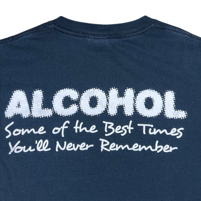 2009 Brad Paisley Alcohol Time Well Wasted country music tee (S)