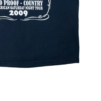 2009 Brad Paisley Alcohol Time Well Wasted country music tee (S)