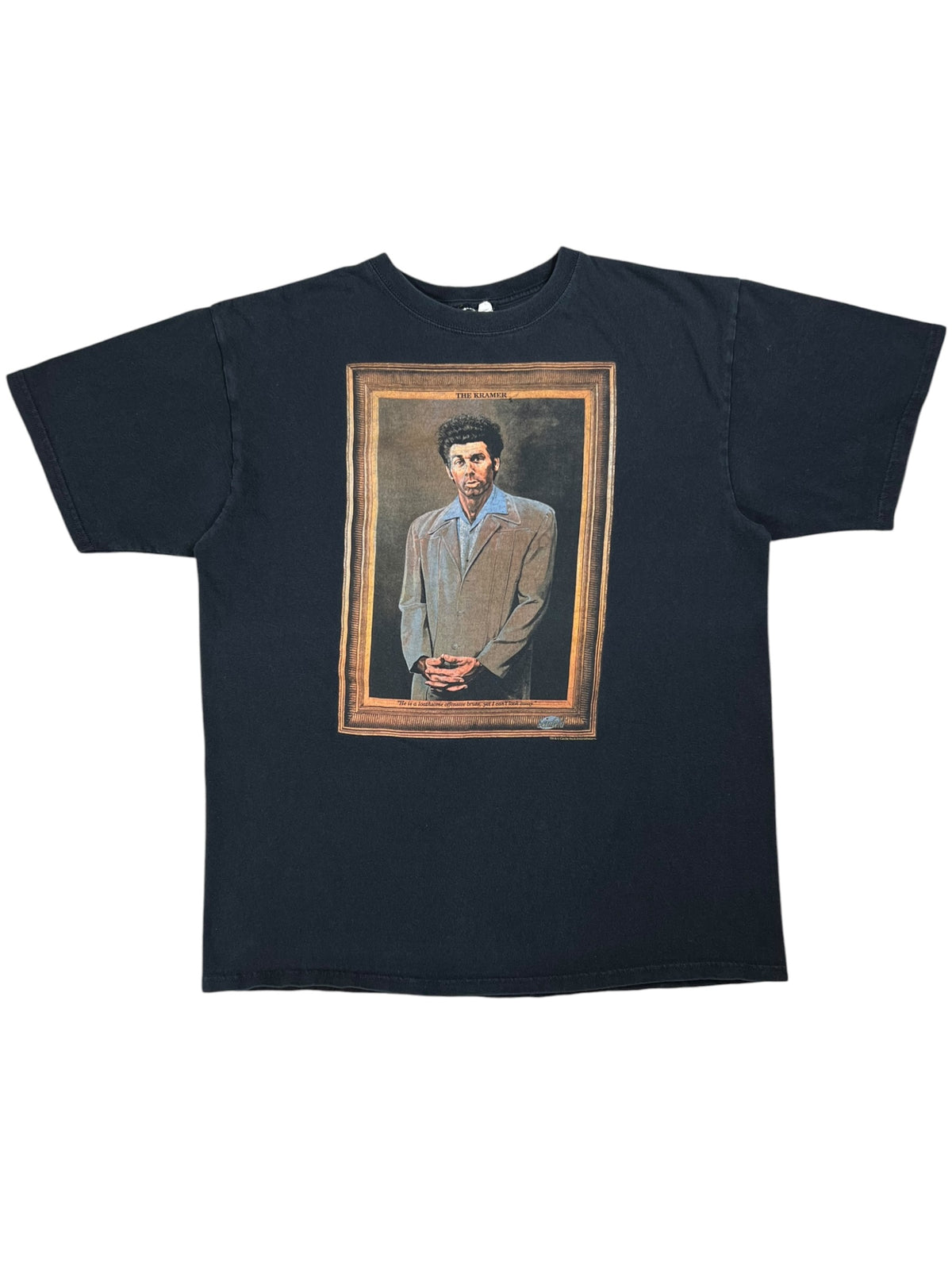 Vintage Y2K Seinfeld The Kramer “He is a loathsome offensive brute, yet I can’t look away” tee (L)