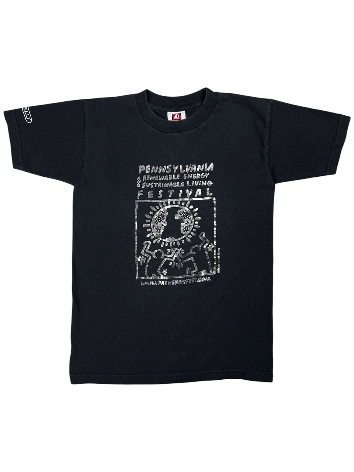Vintage Y2K Keith Haring Pennsylvania Renewable Energy and Sustainable Living festival Art tee (S)