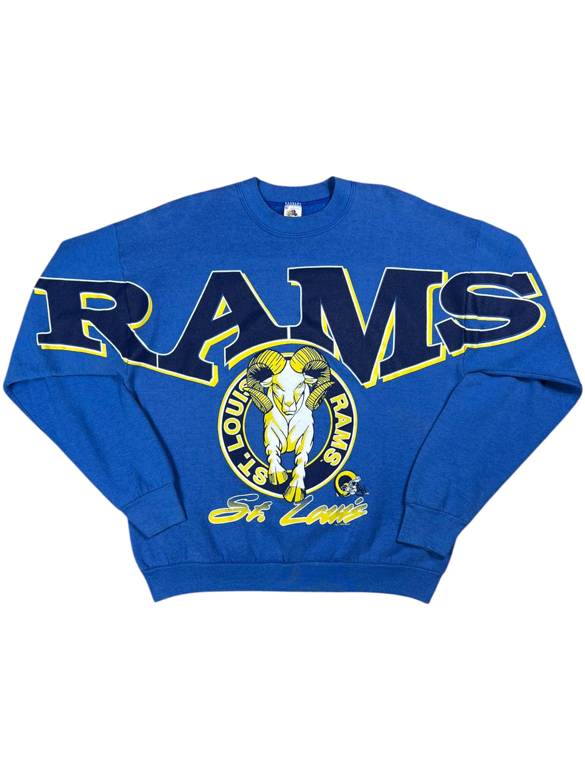 Vintage 1995 St. Louis Rams spell out NFL crewneck (XL)